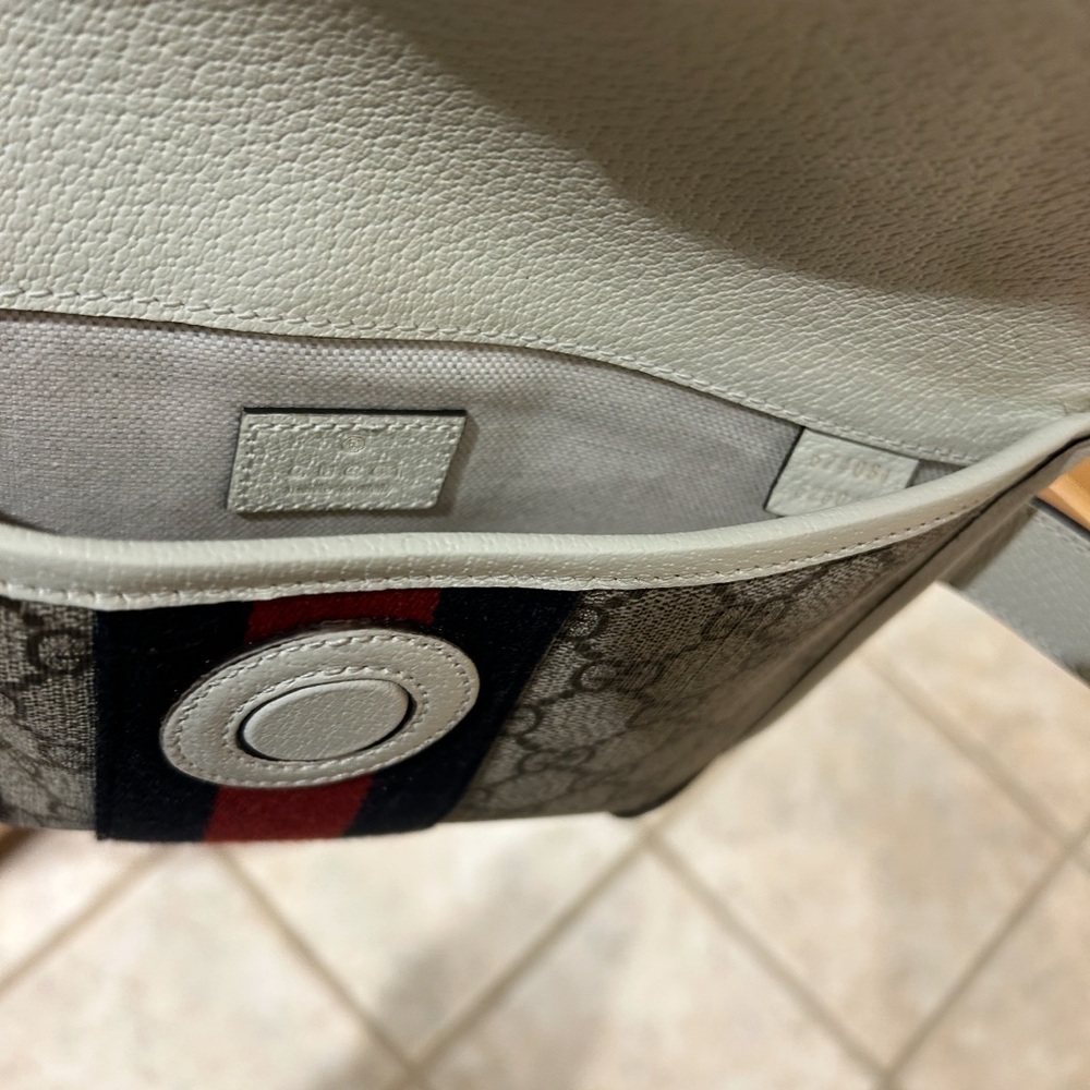 Women’s Gucci brown/white GG canvas web Ophidia belt bag 80 cm/32 adjust… - Picture 13 of 14